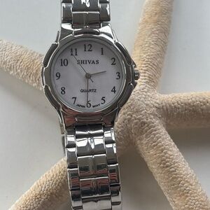 Shivas Silver Quartz Watch